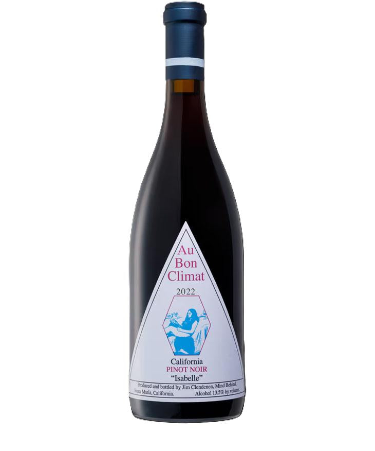 Au Bon Climat Isabelle Pinot Noir 2022 wine bottle - premium California Pinot Noir vintage