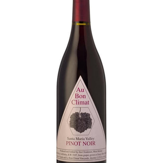 Au Bon Climat Santa Maria Valley Pinot Noir wine bottle - classic California Pinot Noir