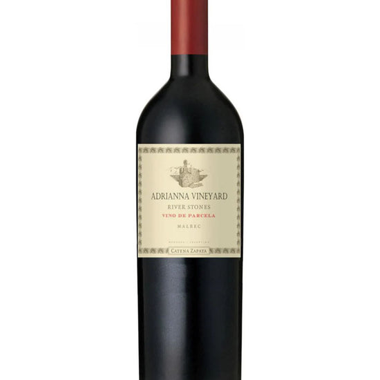 Catena Zapata Adrianna Vineyard River Stones Malbec 2021 luxury Argentine red wine bottle