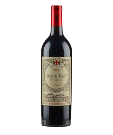 Château Gazin Pomerol 2015 Red Wine Bottle - Prestigious Bordeaux Right Bank Merlot Blend from France