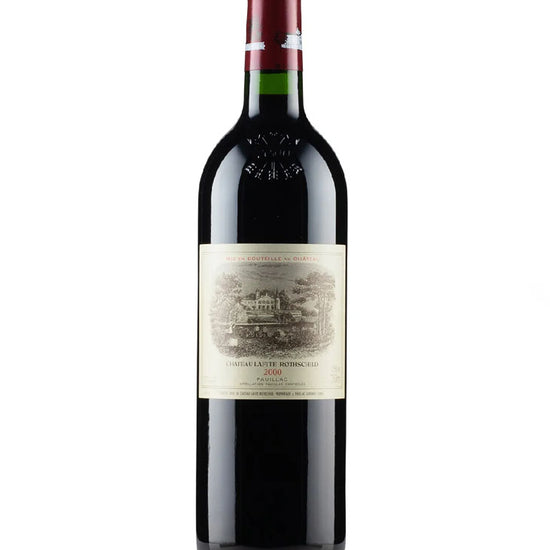 Château Lafite Rothschild 2000 vintage red wine bottle from Pauillac, Bordeaux