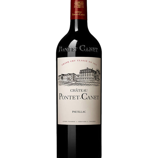 Château Pontet-Canet 2015 red wine bottle from Pauillac Grand Cru Classé vineyard