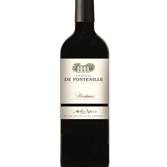 Bottle of Château de Fontenille Bordeaux Rouge Passion 2020 red wine – Grand Bordeaux AOC French wine
