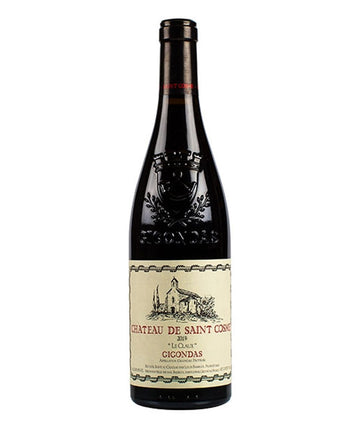 Bottle of Château de Saint Cosme Gigondas "Le Claux" 2020 vintage red wine from Gigondas appellation, France