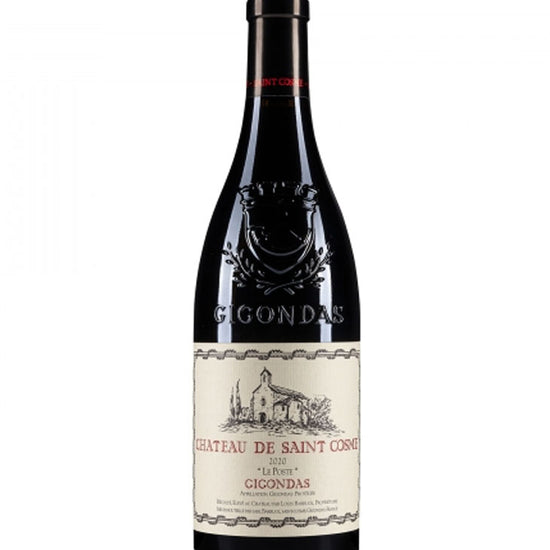 Château de Saint Cosme Gigondas "Le Poste" 2020 vintage red wine bottle, Rhône Valley Cru wine