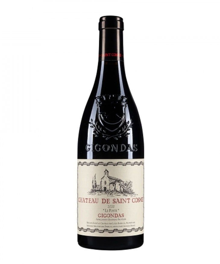 Château de Saint Cosme Gigondas "Le Poste" 2020 vintage red wine bottle, Rhône Valley Cru wine