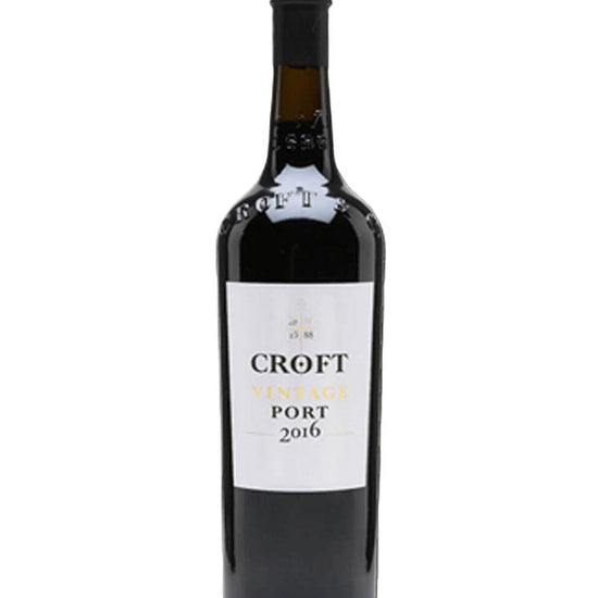 Croft Vintage Port 2016 bottle – classic Portuguese port wine with deep ruby colour and rich flavour profile