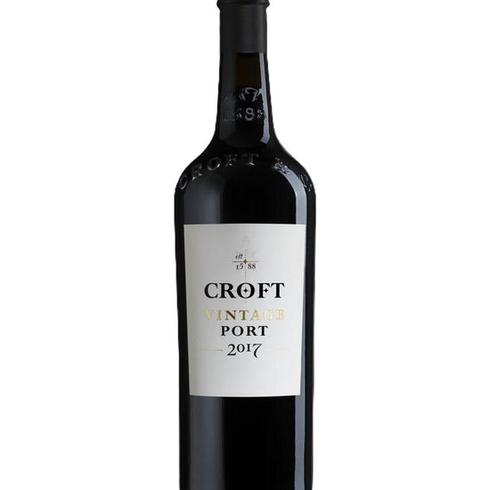 Croft Vintage Port 2017 bottle – traditional Douro Valley port wine aged to perfection
