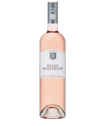 Rose Montrose 2024 bottle of rosé wine from Domaine Montrose, Sud de France with elegant pink hue and silver cap