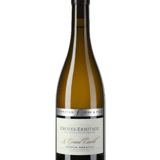 Ferraton Père & Fils Crozes-Ermitage Le Grand Courtil Blanc 2021 white wine bottle – Rhône Valley French white wine