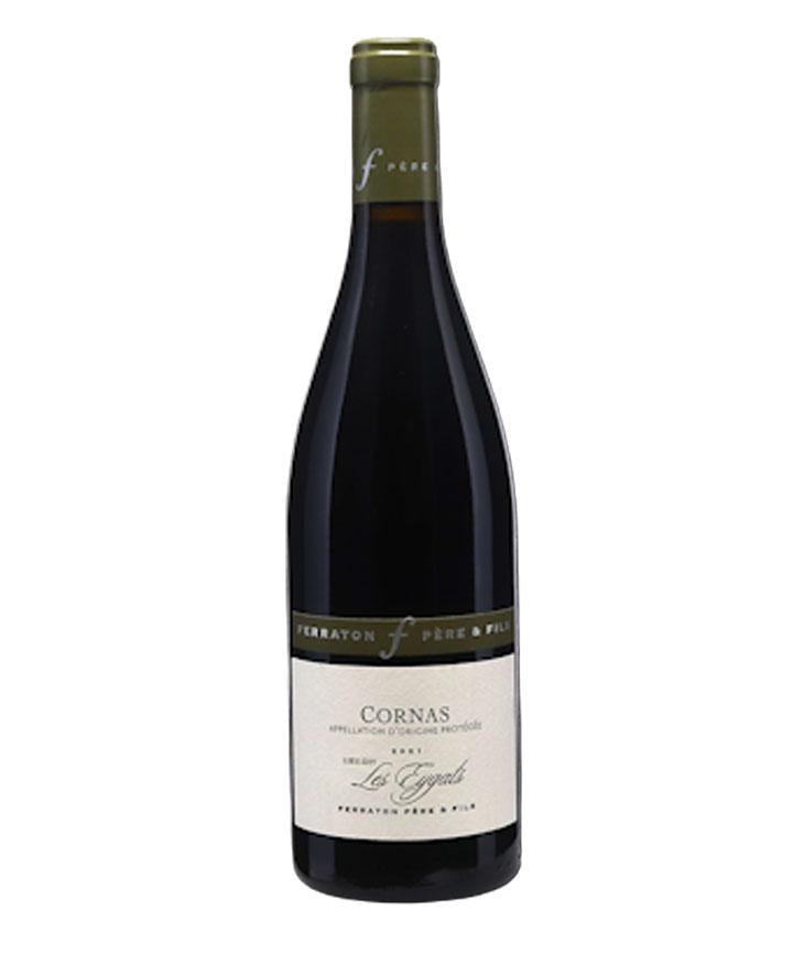 Ferraton Père et Fils Cornas Lieu-dit Les Eygats 2021 red wine bottle – Syrah from Northern Rhône, France