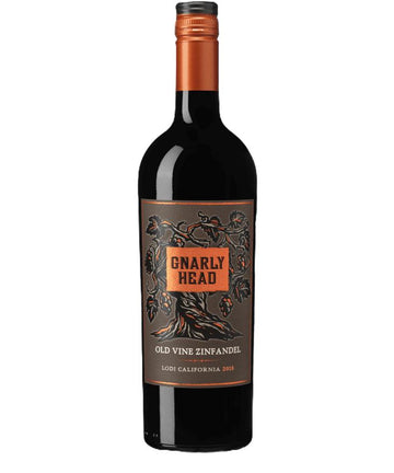 Gnarly Head Old Vine Zinfandel 2020 wine bottle - bold Lodi California red wine with iconic label