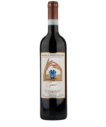 Il Marroneto Ignaccio Rosso di Montalcino 2020 red wine bottle with artistic label