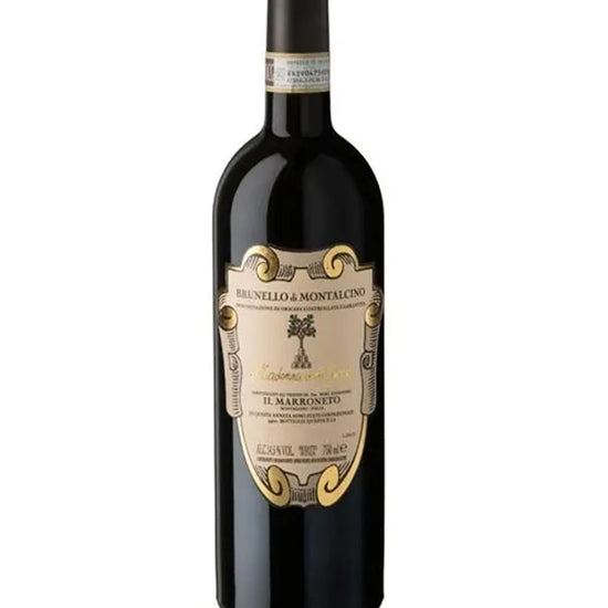 Il Marroneto Madonna delle Grazie Brunello di Montalcino 2017 premium red wine bottle