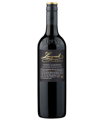 Langmeil Barossa Three Gardens Grenache Shiraz Mataro 2021 red wine bottle