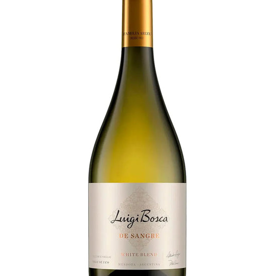 Luigi Bosca De Sangre White Blend 2024 wine bottle – elegant white wine from Valle de Uco, Mendoza, Argentina