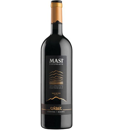 Masi Tupungato Corbec Appassimento 2020 red wine bottle with Corvina and Malbec grapes from Valle de Uco Argentina