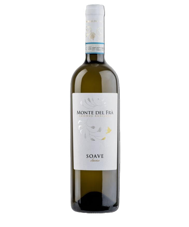 Monte del Frà Soave Classico 2023 white wine bottle - elegant Italian DOC wine from Verona