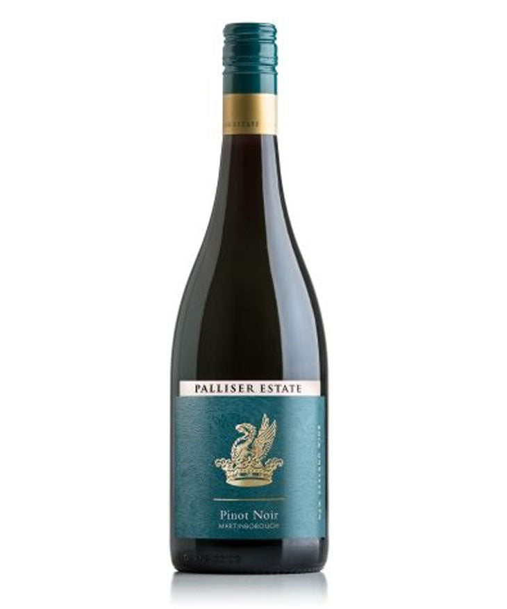 Palliser Estate Pinot Noir 2022 wine bottle from Martinborough, New Zealand – elegant red wine from estate vineyards