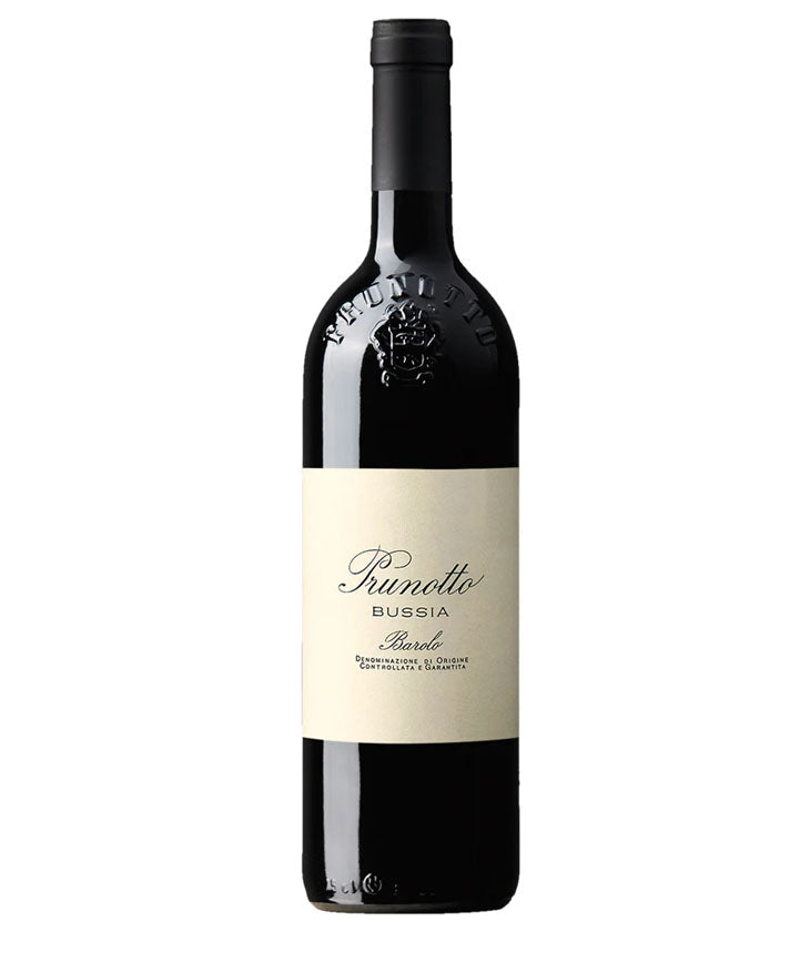 Prunotto Barolo Bussia 2017 premium DOCG Italian red wine from the Barolo region