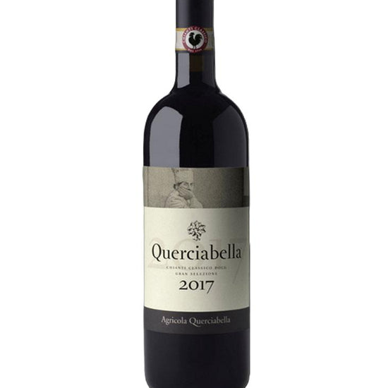 Bottle of Querciabella Chianti Classico Gran Selezione 2017 Italian red wine