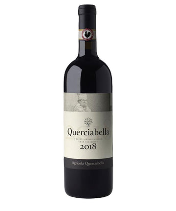 Bottle of Querciabella Chianti Classico Gran Selezione 2018 premium Italian red wine