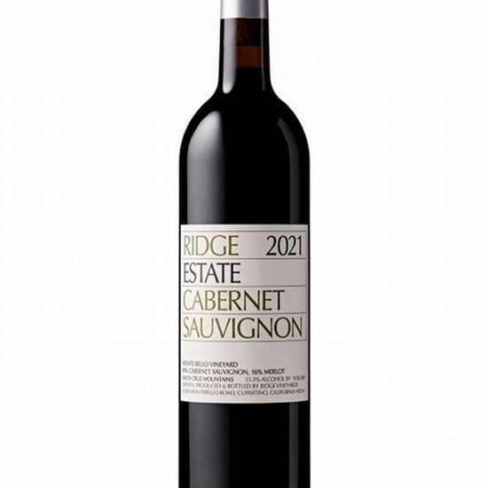 Ridge Estate Cabernet Sauvignon 2021, Santa Cruz Mountains red wine blend