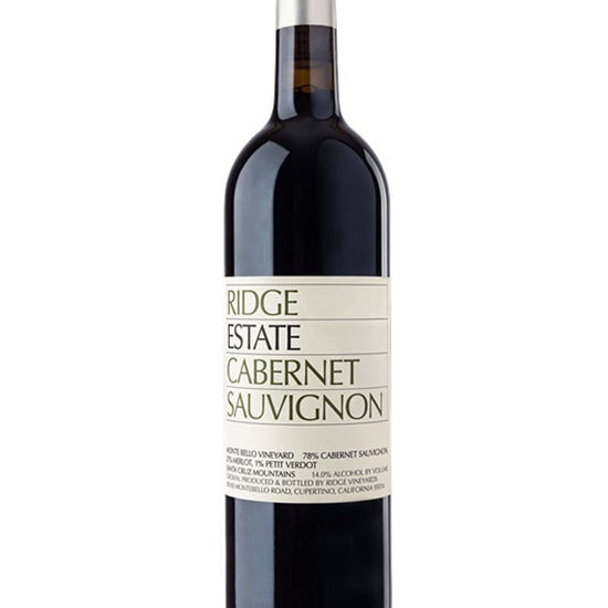 Ridge Estate Cabernet Sauvignon 2022, Bordeaux-style red wine from Monte Bello Vineyard