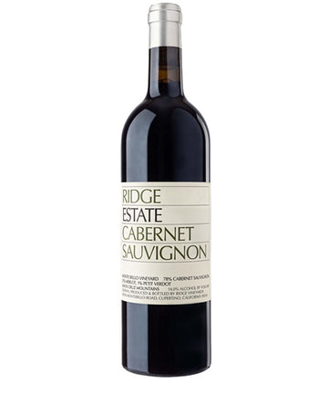 Ridge Estate Cabernet Sauvignon 2022, Bordeaux-style red wine from Monte Bello Vineyard