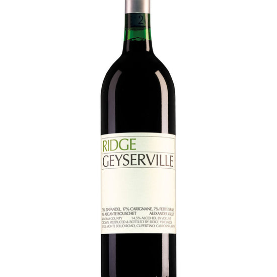Ridge Geyserville 2020, Zinfandel blend from Alexander Valley, Sonoma County