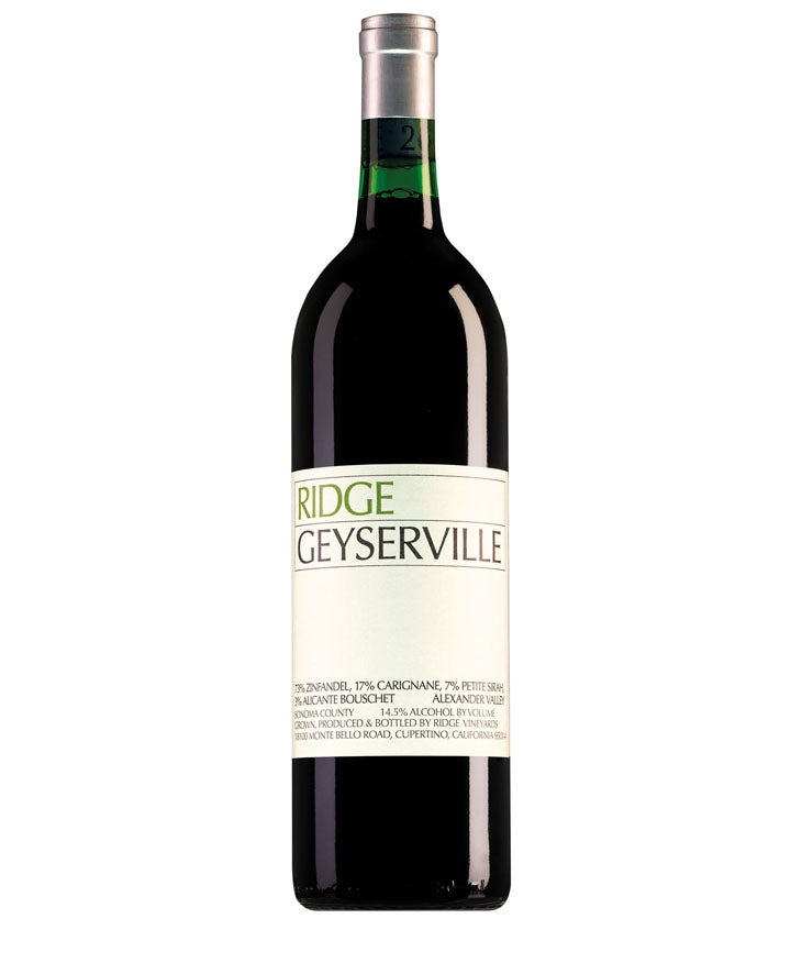Ridge Geyserville 2020, Zinfandel blend from Alexander Valley, Sonoma County