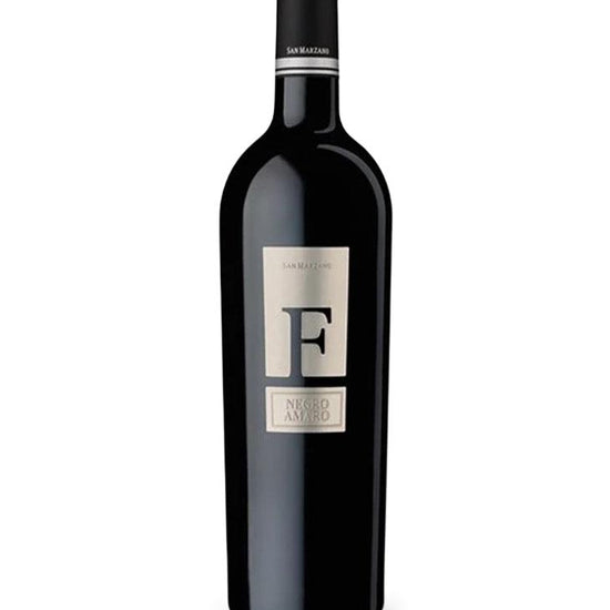 San Marzano F Metal Negroamaro 2021 red wine bottle