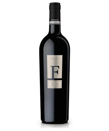 San Marzano F Metal Negroamaro 2021 red wine bottle