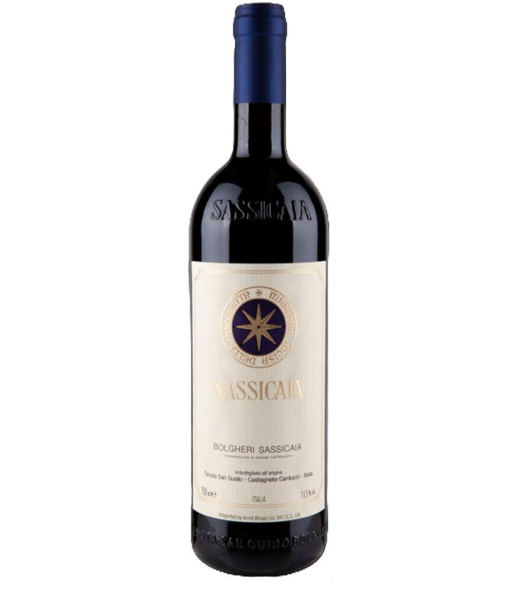 Bottle of Sassicaia 2020 Italian red wine from Bolgheri, Tuscany - Tenuta San Guido
