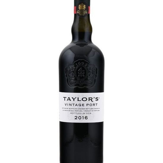 Taylor's Vintage Port 2016 bottle – iconic vintage port wine from Portugal, bottled in 2018