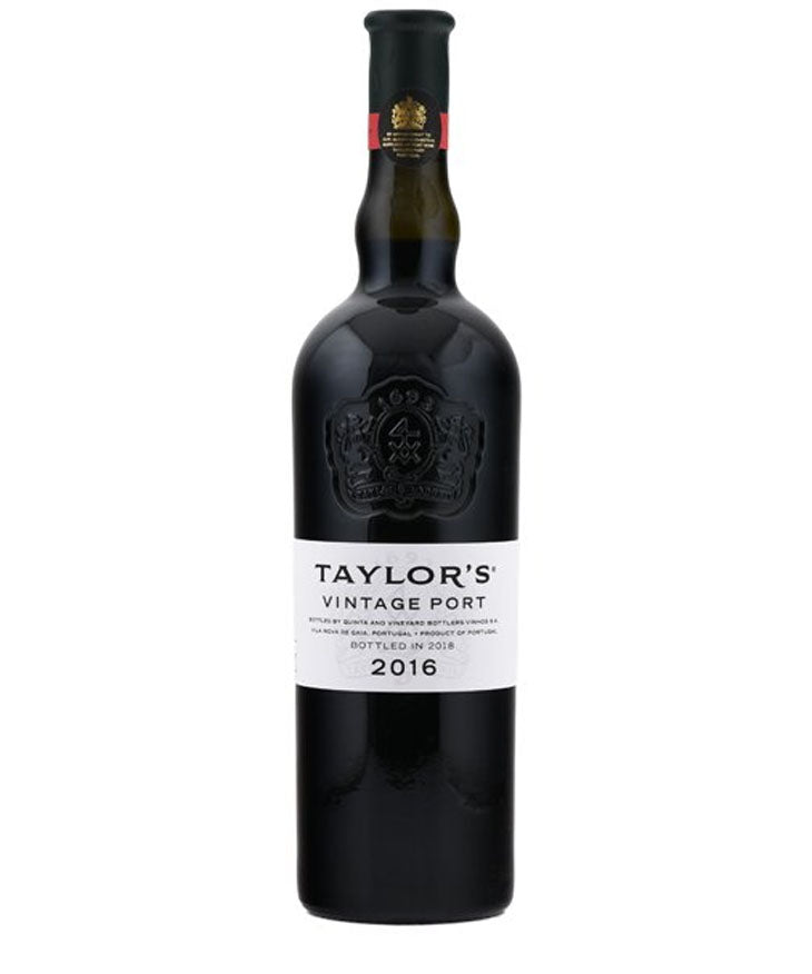 Taylor's Vintage Port 2016 bottle – iconic vintage port wine from Portugal, bottled in 2018