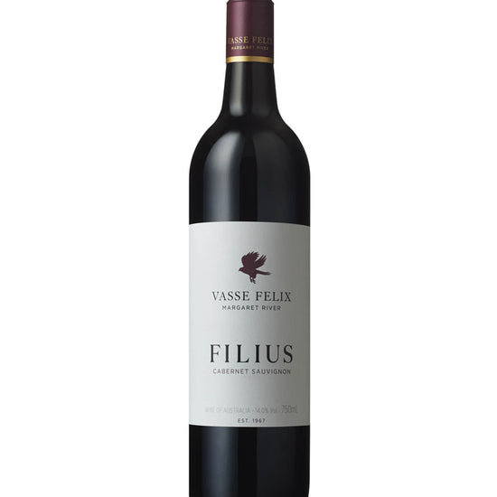 Vasse Felix Filius Cabernet Sauvignon 2021 red wine bottle – premium Australian wine from Margaret River, 750ml