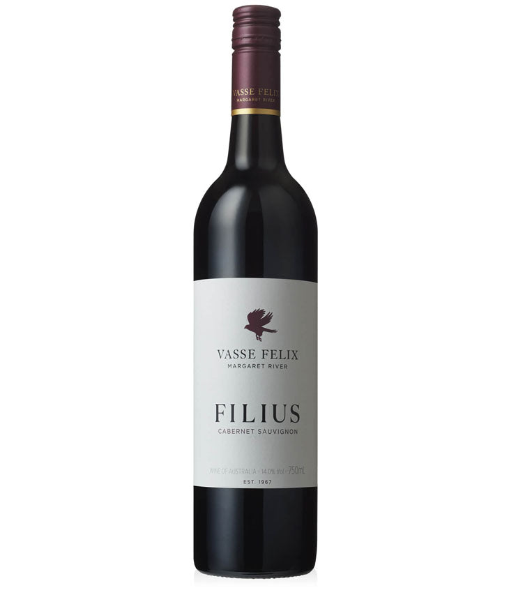 Vasse Felix Filius Cabernet Sauvignon 2021 red wine bottle – premium Australian wine from Margaret River, 750ml