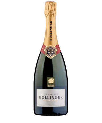 Bollinger Special Cuvée NV Champagne bottle with gold foil and red label - premium French sparkling wine