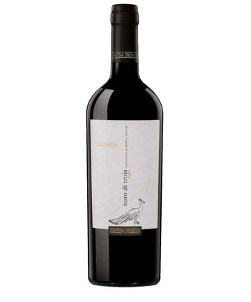 Bottle of Cantina Diomede Canace Nero di Troia 2022 red wine from Puglia, Italy – elegant Italian red wine made from Nero di Troia grapes