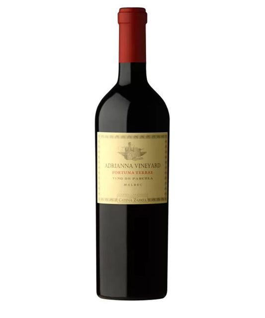 Catena Zapata Adrianna Vineyard Fortuna Terrae Malbec 2020 premium Argentine red wine bottle