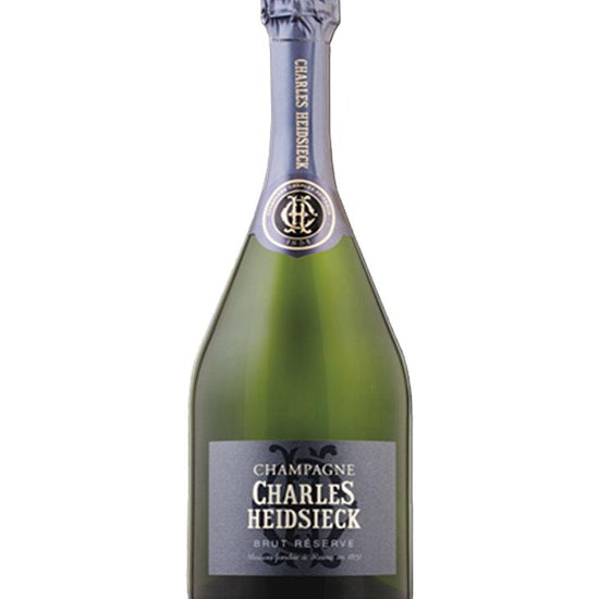 Charles Heidsieck Brut Réserve NV Champagne bottle with blue foil and label