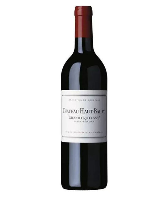 Château Haut-Bailly 2020 Grand Cru Classé red wine from Pessac-Léognan with minimalist white label