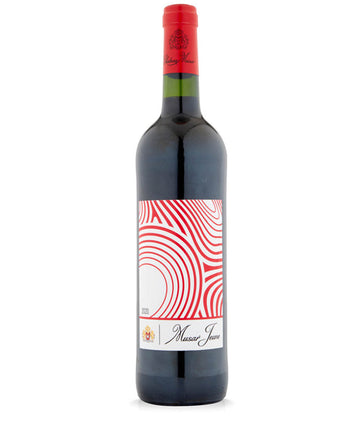 Chateau Musar Jeune Red Lebanese red wine bottle with red and white modern label design