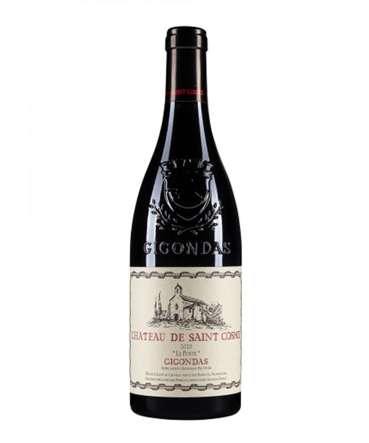 Château de Saint Cosme Gigondas "Le Poste" 2020 vintage red wine bottle, Rhône Valley Cru wine