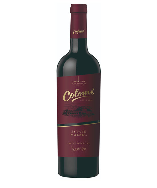Colomé Estate Malbec 2022 wine bottle from Salta, Argentina – high altitude red wine from Valle Calchaquí vineyards