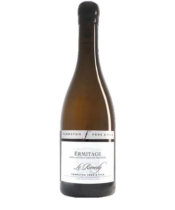 Wine bottle with a label on a white background