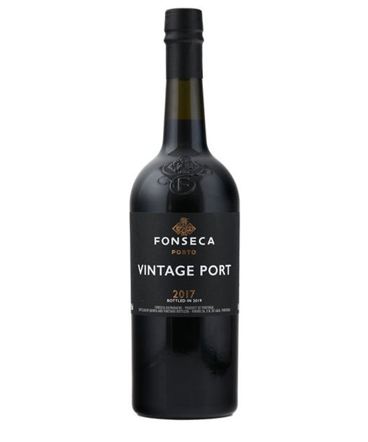 Fonseca Vintage Port 2017 bottle – premium vintage port wine from Portugal, bottled in 2019