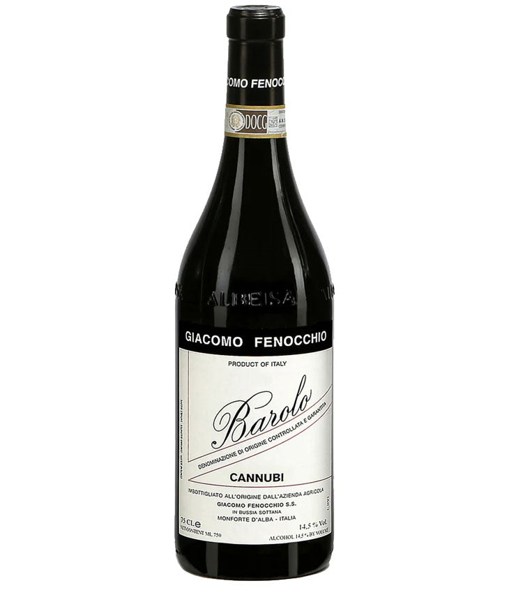 Giacomo Fenocchio Barolo Cannubi 2020 DOCG – premium single-vineyard Nebbiolo wine from Cannubi, Barolo