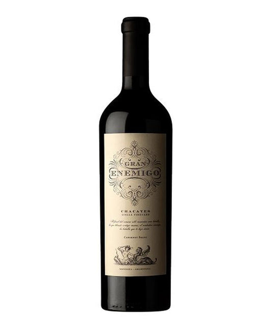 Gran Enemigo Chacayes 2019 Cabernet Franc – single vineyard red wine from Mendoza, Argentina